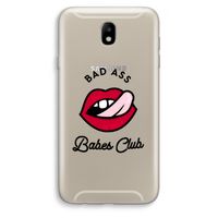 Badass Babes Club: Samsung Galaxy J7 (2017) Transparant Hoesje