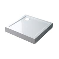 Best Design Best-Design "Project" Opbouwdouchebak Vierkant 100x100x14 cm Glans Wit