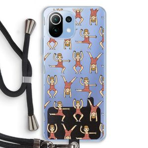 Gymboys: Xiaomi Mi 11 Lite Transparant Hoesje met koord