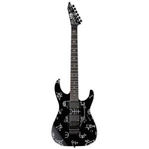 ESP LTD KH Demonology Black Kirk Hammett Signature elektrische gitaar met koffer