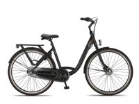 Altec Walesa Damesfiets 28inch 55cm Mat Zwart 3v