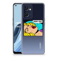 OPPO Reno 7 5G | Find X5 Lite Silicone Back Cover Popart Oh Yes - thumbnail