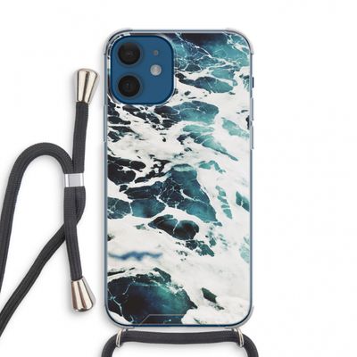 Golven: iPhone 12 mini Transparant Hoesje met koord