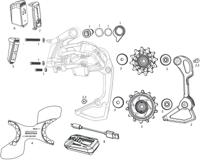 Sram achterderailleur "red axs e1" rear derail. axs e1 10-28/36t
