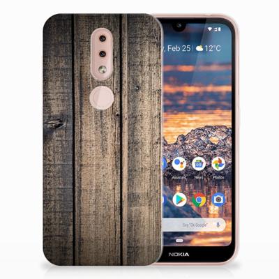Nokia 4.2 | Bumper Hoesje | Steigerhout