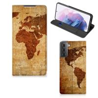Samsung Galaxy S21 Plus | Book Cover | Wereldkaart