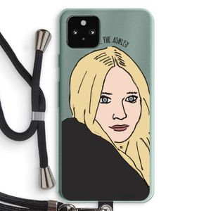 Ashley: Pixel 5a 5G Transparant Hoesje met koord