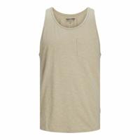 Tank Top Heren Jack & Jones Jortampa Slub Beige - Maat: L