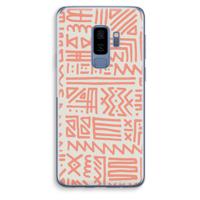Marrakech Pink: Samsung Galaxy S9 Plus Transparant Hoesje