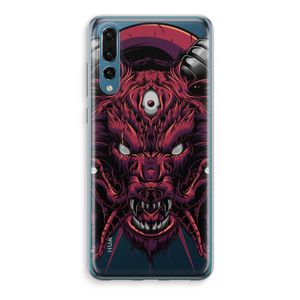 Hell Hound and Serpents: Huawei P20 Pro Transparant Hoesje