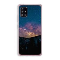 Travel to space: Samsung Galaxy A51 5G Transparant Hoesje