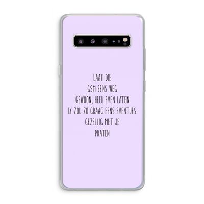 GSM: Samsung Galaxy S10 5G Transparant Hoesje