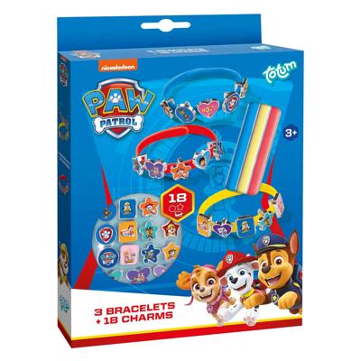 Totum paw patrol - armbandjes met bedels