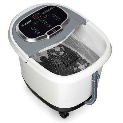 Voeten Bad Gemotoriseerde Massager Draagbare Multifunctionele Elektrische Voeten Bad met Gemotoriseerde Rol Grijs