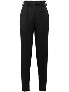 Prada pantalon à taille haute - Noir