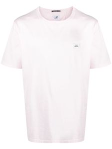 C.P. Company t-shirt en coton à patch logo - Rose