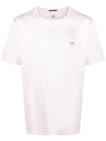 C.P. Company t-shirt en coton à patch logo - Rose - thumbnail