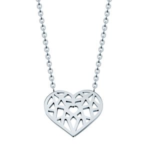 Cilla Jewels dames ketting Heart Verzilverd