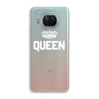 Queen zwart: Xiaomi Mi 10T Lite 5G Transparant Hoesje Queen zwart: Xiaomi Mi 10T Lite 5G Transparant Hoesje