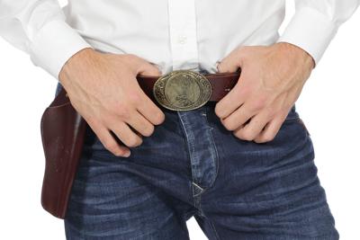 Holster enkel met kogels