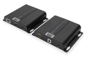 Digitus DS-55124 audio/video extender AV-zender & ontvanger Zwart