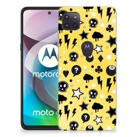 Silicone Back Case Motorola Moto G 5G Punk Geel