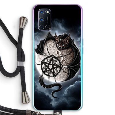 Volle maan: Oppo A52 Transparant Hoesje met koord