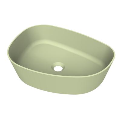 Arcqua Rocker Opbouw Waskom Organisch L 50x37 Mat Pastel Groen Arcqua
