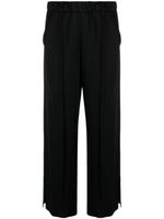 Jil Sander elasticated waistband wide-legged trousers - Noir