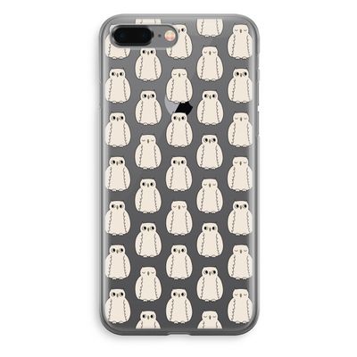 Uilen: iPhone 8 Plus Transparant Hoesje