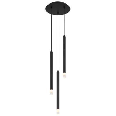 Globo Design hanglampRyan 3-lichts zwart - 15629-3