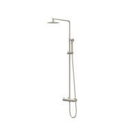 IVY Pact Regendoucheset - opbouw - 30cm slim hoofddouche - staafmodel handdouche - Geborsteld nickel PVD CSP1GNAC