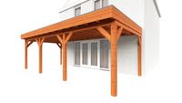 Trendhout Aanbouwveranda Ancona 735x390 cm - plat dak- - Hout- Trendhout