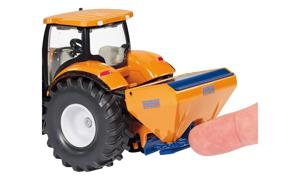 Siku 1:50 New Holland tractor met sneeuwschuif en zoutstrooier