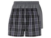 LIVERGY 2 heren boxers (XXL, Navy chambray)