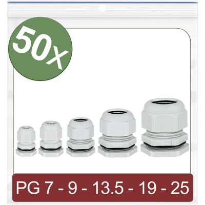 Quadrios 24CA400 Wartel Polyamide Grijs 50 stuk(s)