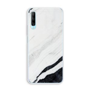 Elegante marmer: Huawei P Smart Pro Transparant Hoesje