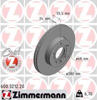 Remschijf Coat Z 600321220