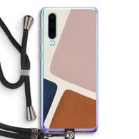 Geo #2: Huawei P30 Transparant Hoesje met koord