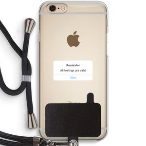 Reminder: iPhone 6 / 6S Transparant Hoesje met koord