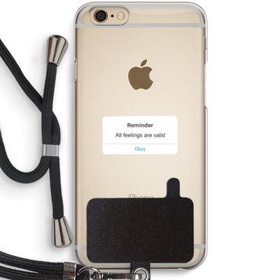 Reminder: iPhone 6 / 6S Transparant Hoesje met koord