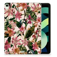 iPad Air (2020/2022) 10.9 inch Siliconen Hoesje Flowers - thumbnail