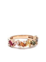 Suzanne Kalan bague en or rose 18ct sertie de saphirs