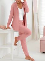 Loose Casual Hoodie  Double Slip Pocket Two-Piece Set - thumbnail