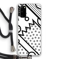 Pop Art #4: Samsung Galaxy S20 Transparant Hoesje met koord