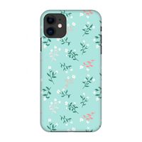 Small white flowers: Volledig geprint iPhone 11 Hoesje