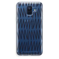 Marrakech Zigzag: Samsung Galaxy A6 (2018) Transparant Hoesje