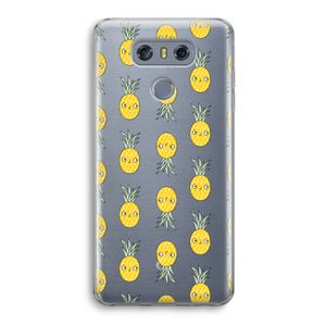 Ananas: LG G6 Transparant Hoesje