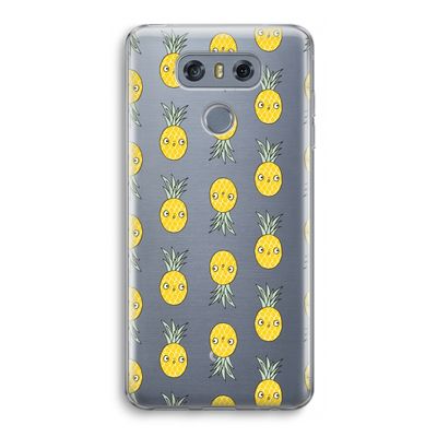 Ananas: LG G6 Transparant Hoesje
