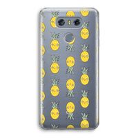 Ananas: LG G6 Transparant Hoesje